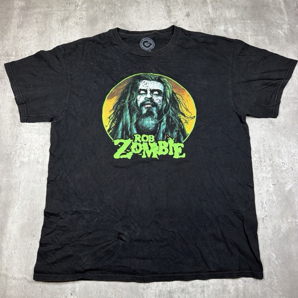 Rob Zombie Official Graphic Tee Adult Large Band Music Horror Shirt